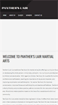 Mobile Screenshot of pantherslairmartialarts.com